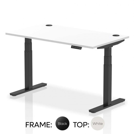 LUFT PRO Professional Grade Electric Sit Stand Desk. Dual Motor Height Adjustable Desk