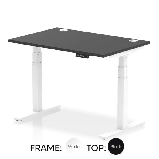 LUFT PRO Professional Grade Electric Sit Stand Desk. Dual Motor Height Adjustable Desk