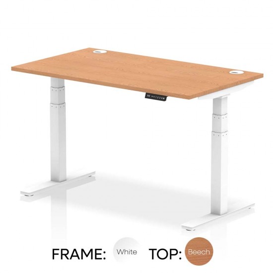 LUFT PRO Professional Grade Electric Sit Stand Desk. Dual Motor Height Adjustable Desk