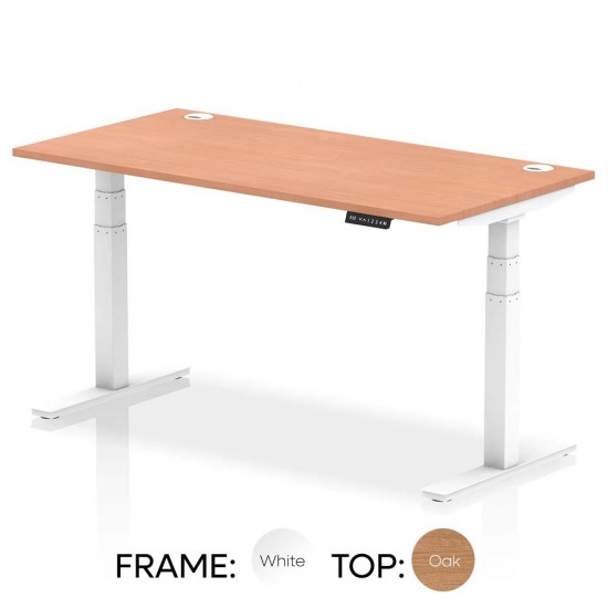LUFT PRO Professional Grade Electric Sit Stand Desk. Dual Motor Height Adjustable Desk