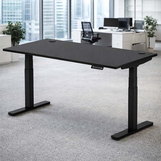LUFT PRO Professional Grade Electric Sit Stand Desk. Dual Motor Height Adjustable Desk