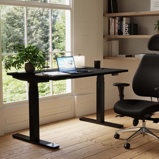 LUFT PRO Professional Grade Electric Sit Stand Desk. Dual Motor Height Adjustable Desk