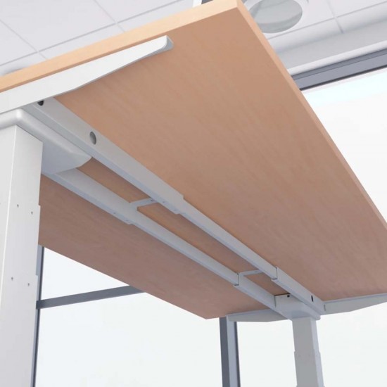 LUFT PRO Professional Grade Electric Sit Stand Desk. Dual Motor Height Adjustable Desk