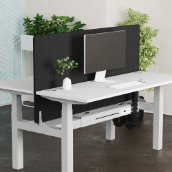 LUFT Fabric Desktop Screen for Back-To-Back Desks