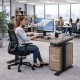 LUFT LITE Essential Performance Electric Sit Stand Desk. Single  Motor Height Adjustable Desk