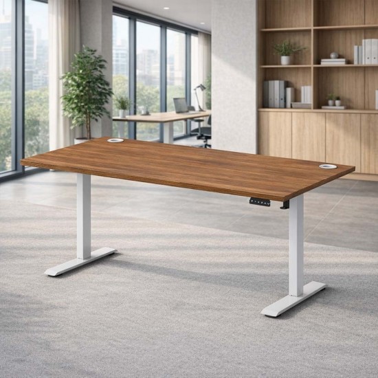 LUFT LITE Essential Performance Electric Sit Stand Desk. Single  Motor Height Adjustable Desk