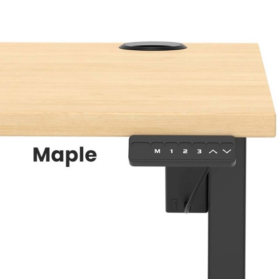 LUFT LITE Essential Performance Electric Sit Stand Desk. Single  Motor Height Adjustable Desk
