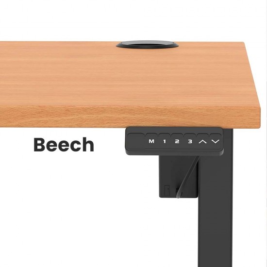 LUFT LITE Essential Performance Electric Sit Stand Desk. Single  Motor Height Adjustable Desk
