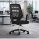 OPERA Modern Mesh Office Chair, Black Mesh Back and Folding Arms