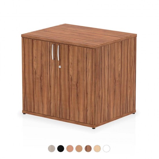 PACIFIC Desk High 600mm Deep Wooden Office Storage Cupboard