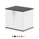 PACIFIC Desk High 600mm Deep Wooden Office Storage Cupboard
