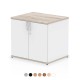 PACIFIC Desk High 600mm Deep Wooden Office Storage Cupboard