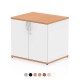 PACIFIC Desk High 600mm Deep Wooden Office Storage Cupboard