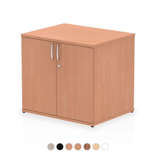 PACIFIC Desk High 600mm Deep Wooden Office Storage Cupboard
