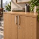 PACIFIC Desk High 600mm Deep Wooden Office Storage Cupboard