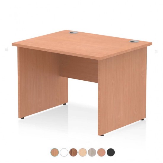 PACIFIC 1000mm Small Rectangular Office Desk with Panel End Leg