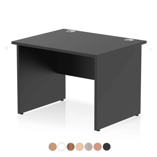 PACIFIC 1000mm Small Rectangular Office Desk with Panel End Leg