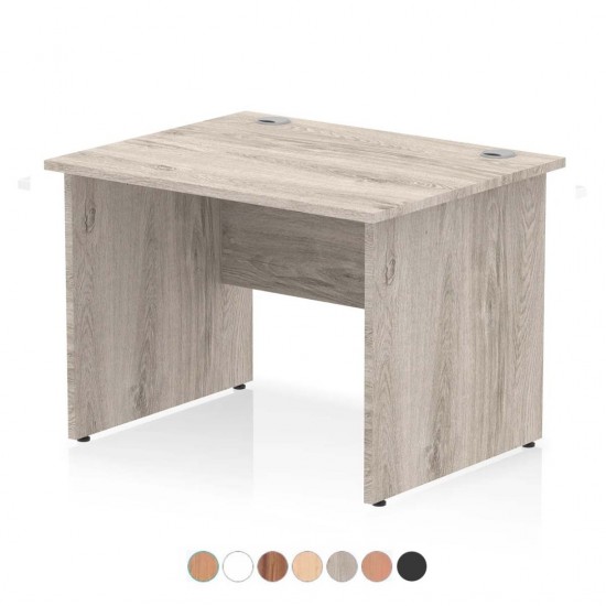 PACIFIC 1000mm Small Rectangular Office Desk with Panel End Leg