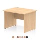 PACIFIC 1000mm Small Rectangular Office Desk with Panel End Leg