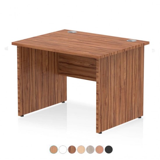 PACIFIC 1000mm Small Rectangular Office Desk with Panel End Leg