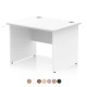 PACIFIC 1000mm Small Rectangular Office Desk with Panel End Leg