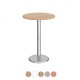 PESCARA Poseur Height Tables with Round Base  
