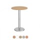 PESCARA Poseur Height Tables with Round Base  