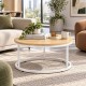 ELAPSE Round Coffee Table | Office Breakout Furniture ELAPSE round office breakout coffee table with metal frame