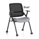 STRATA Bespoke Colour choice Mesh Back Space Saving Folding Conference Training Room Chair with Arms