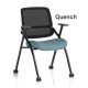 STRATA Bespoke Colour choice Mesh Back Space Saving Folding Conference Training Room Chair with Arms