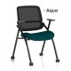 STRATA Bespoke Colour choice Mesh Back Space Saving Folding Conference Training Room Chair with Arms