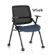 STRATA Bespoke Colour choice Mesh Back Space Saving Folding Conference Training Room Chair with Arms