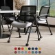 STRATA Bespoke Colour choice Mesh Back Space Saving Folding Conference Training Room Chair with Arms