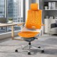 STORM-MK2 Designer Orange Elastane Ergonomic Office Chair