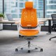 STORM-MK2 Designer Orange Elastane Ergonomic Office Chair