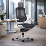 STORM-MK2 Designer Dark Grey Mesh Ergonomic Office Chair