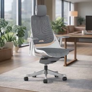 STORM-MK2 Designer Grey Elastomer Ergonomic Office Chair