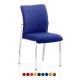 BARNES Fabric Meeting Room Chairs, Bespoke Colour Seat + Back, No Arms