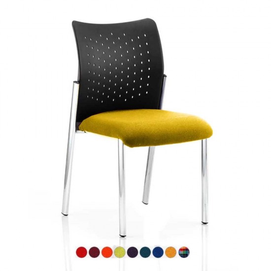 BARNES Stackable Meeting Room Chairs no Arms+ Multi Colour Options