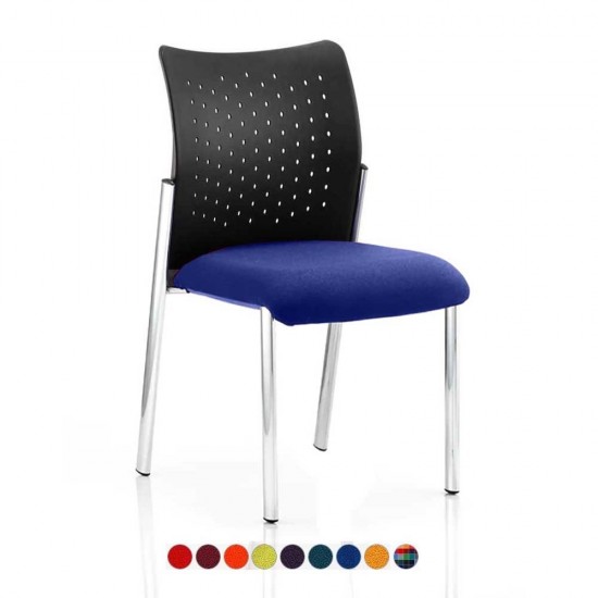 BARNES Stackable Meeting Room Chairs no Arms+ Multi Colour Options