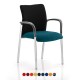 BARNES Fabric Back Meeting Room Chairs, Arms, Bespoke Colour Seat 