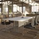 GIOVANNI Quality Boardroom Meeting Table, Oval, D-End or Boat Shaped