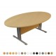 GIOVANNI Quality Boardroom Meeting Table, Oval, D-End or Boat Shaped