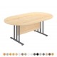 GIOVANNI Quality Boardroom Meeting Table, Oval, D-End or Boat Shaped