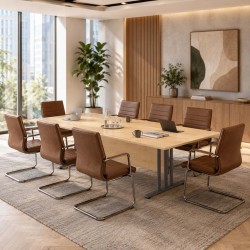 Giovanni I-Frame Rectangular High Quality Boardroom Meeting Table Giovanni I-Frame Rectangular High Quality Boardroom Meeting Table