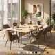 GIOVANNI Quality Boardroom Meeting Table, Oval, D-End or Boat Shaped