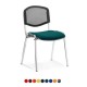 ISO ERGO MESH Stackable Conference Meeting Room Chairs with Bespoke Colour Seat
