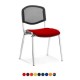 ISO ERGO MESH Stackable Conference Meeting Room Chairs with Bespoke Colour Seat