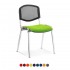 ISO ERGO MESH Stackable Conference Meeting Room Chairs with Bespoke Colour Seat