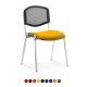 ISO ERGO MESH Stackable Conference Meeting Room Chairs with Bespoke Colour Seat